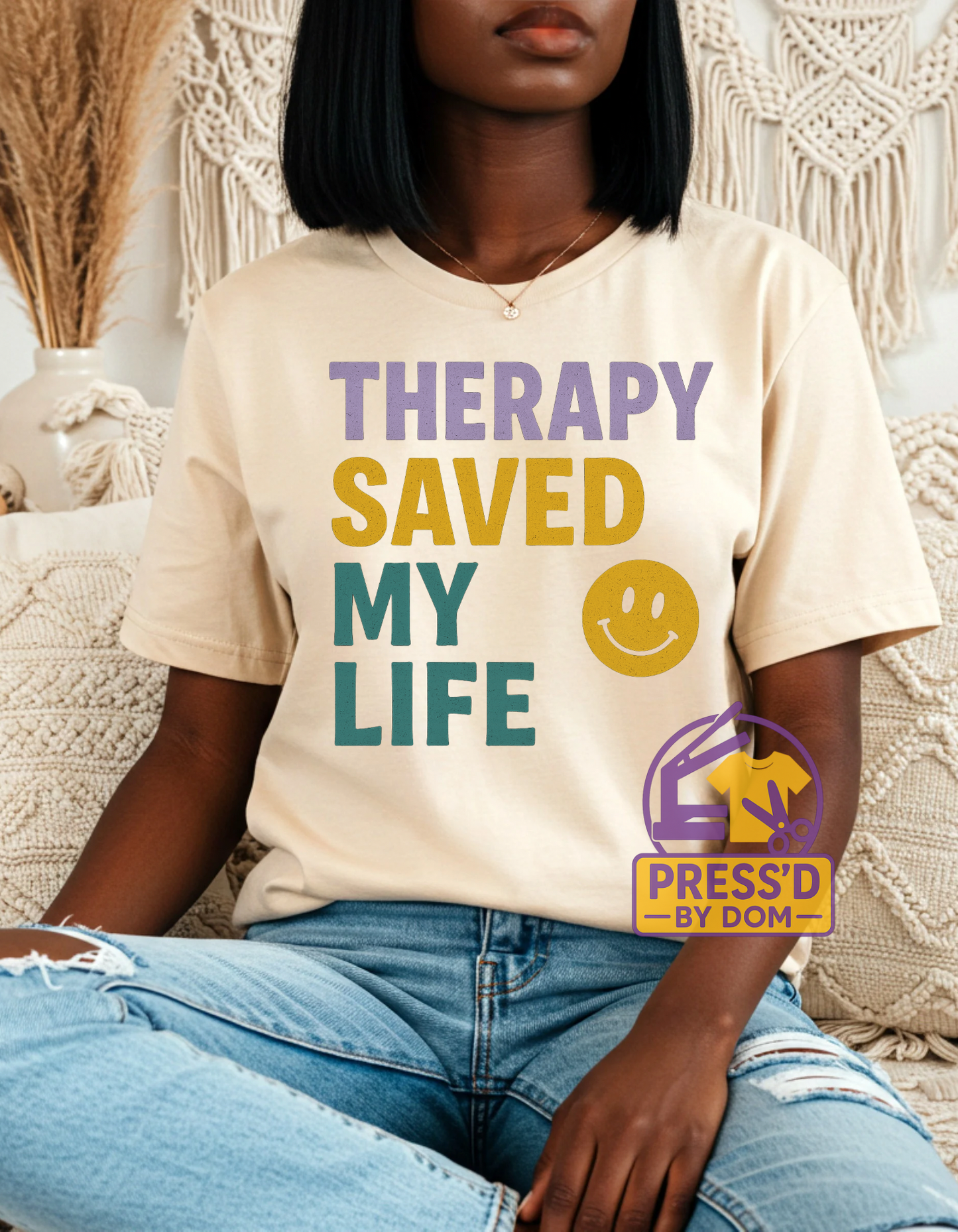 Therapy Saved My Life Tee