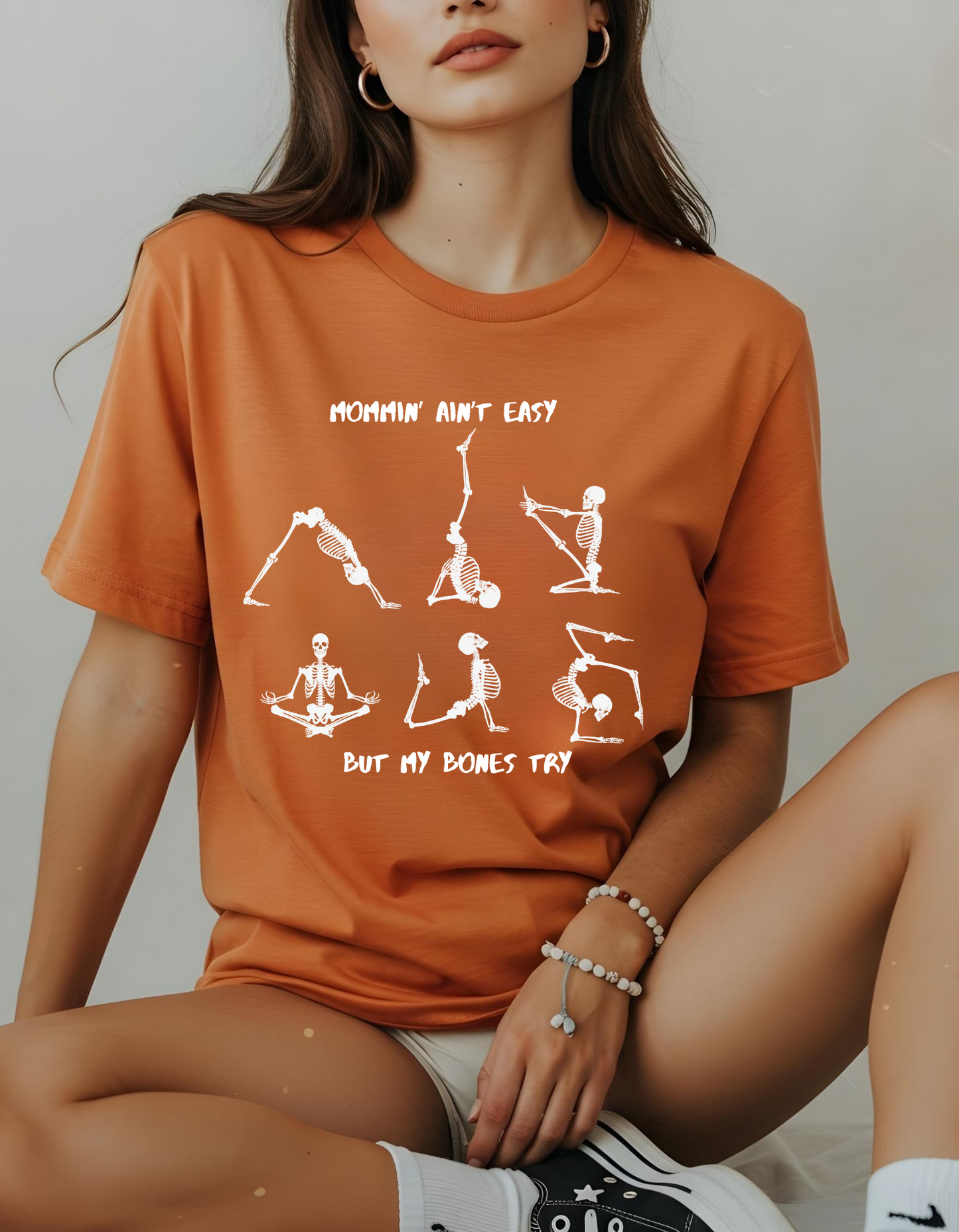 𦴠Momminâ Ainât Easy Skeleton Tee