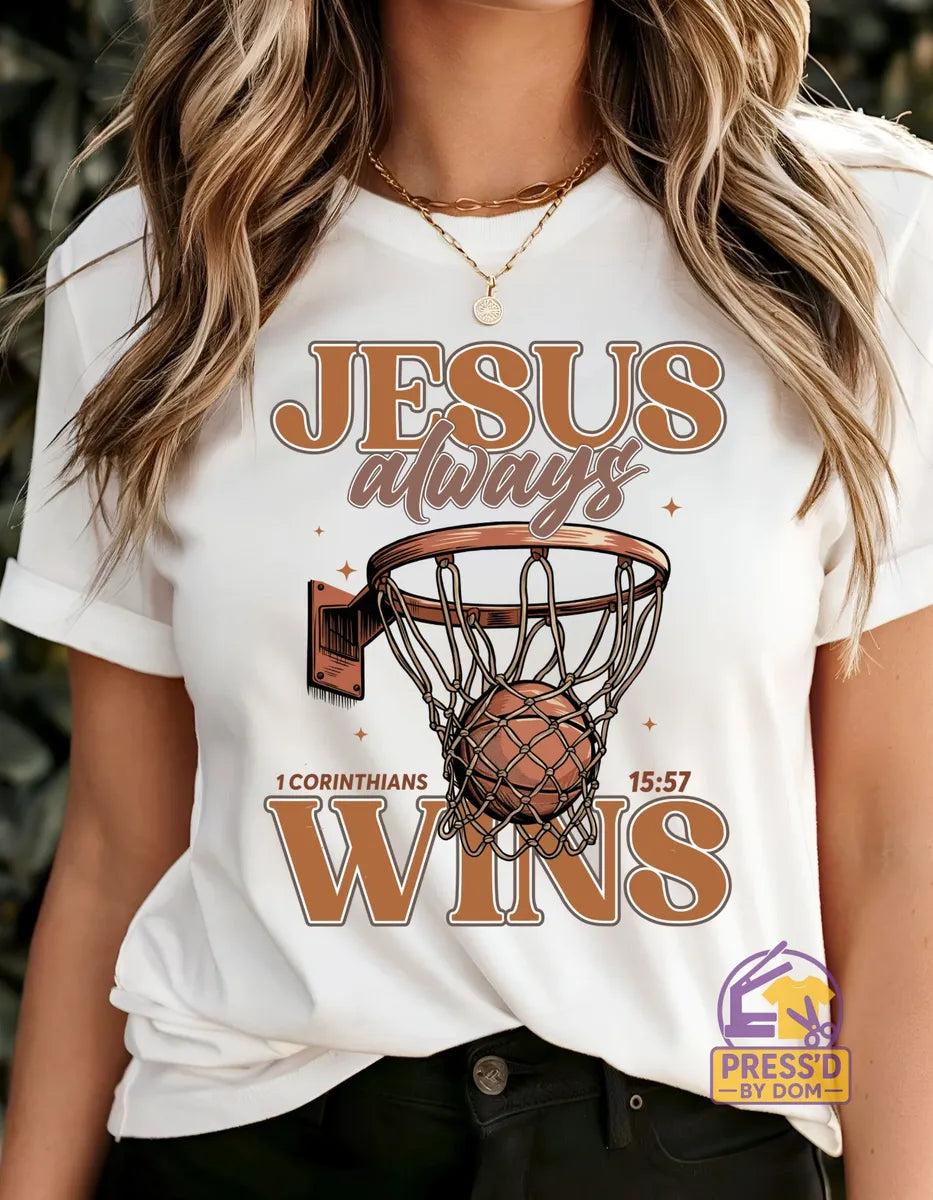 Jesus Always Win Graphic Tee