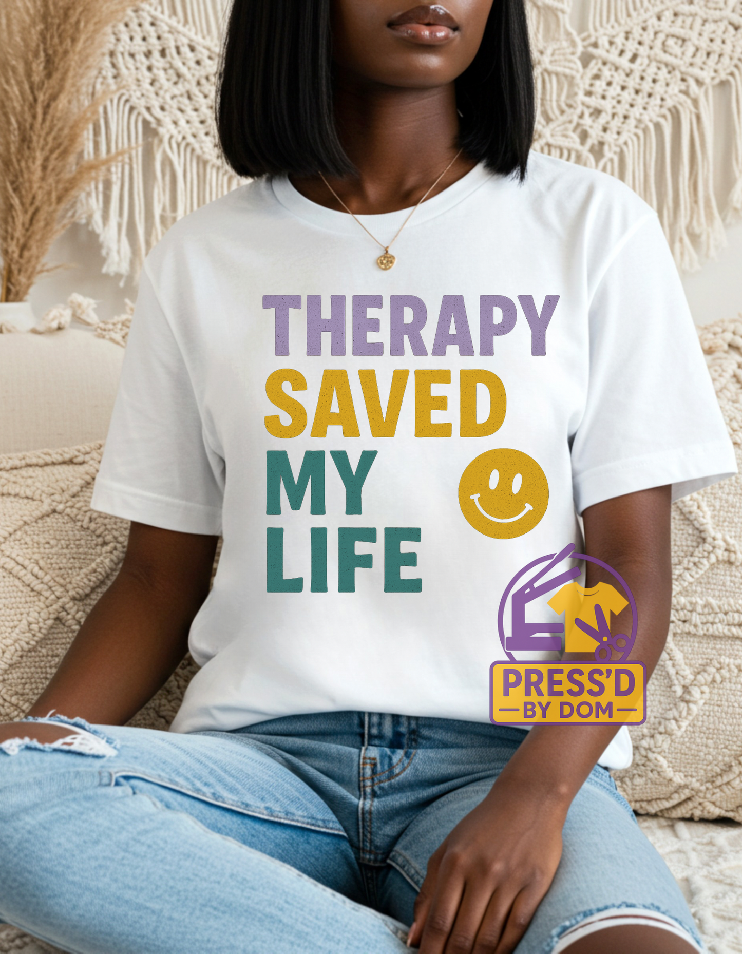 Therapy Saved My Life Tee
