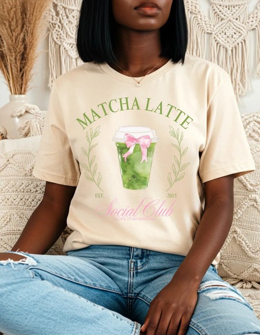 Matcha Latte Social Club T-shirt